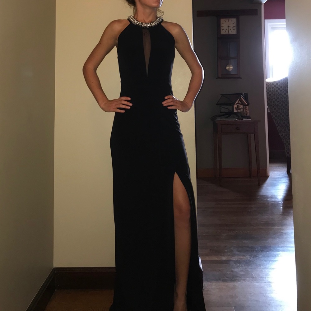 NWT black prom dress